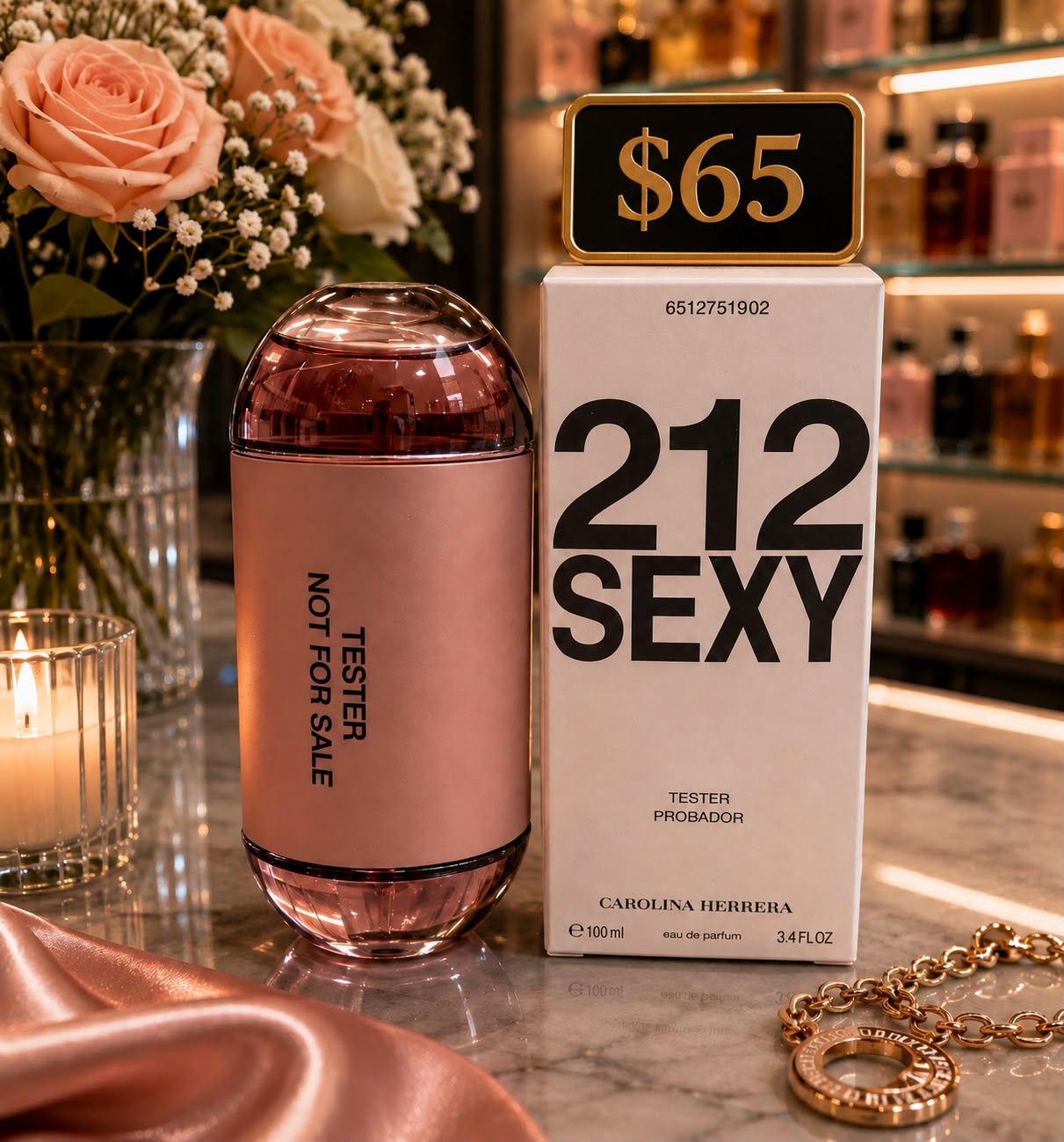 Carolina Herrera 212 Sexy for Women – Eau de Parfum 100 ml (3.4 oz) 🌹✨