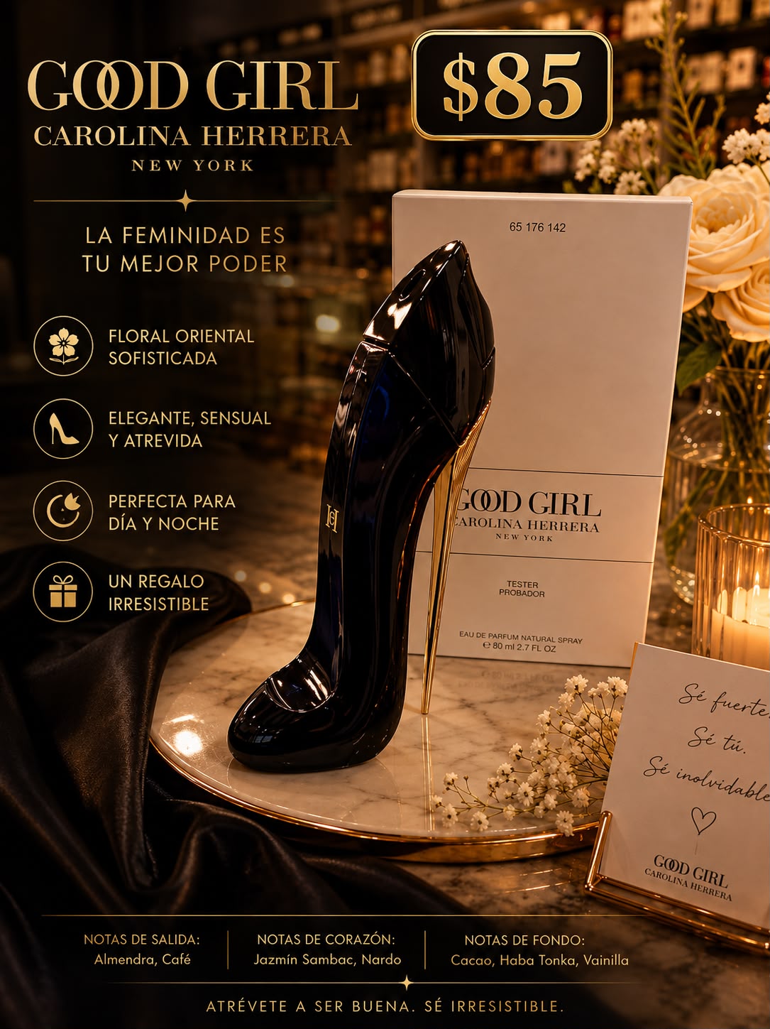 Carolina Herrera Good Girl Eau de Parfum – 80 ml (2.7 FL OZ) 👠✨