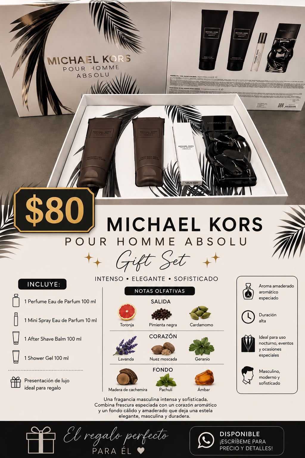 Michael Kors Pour Homme Absolu – Gift Set 🖤✨