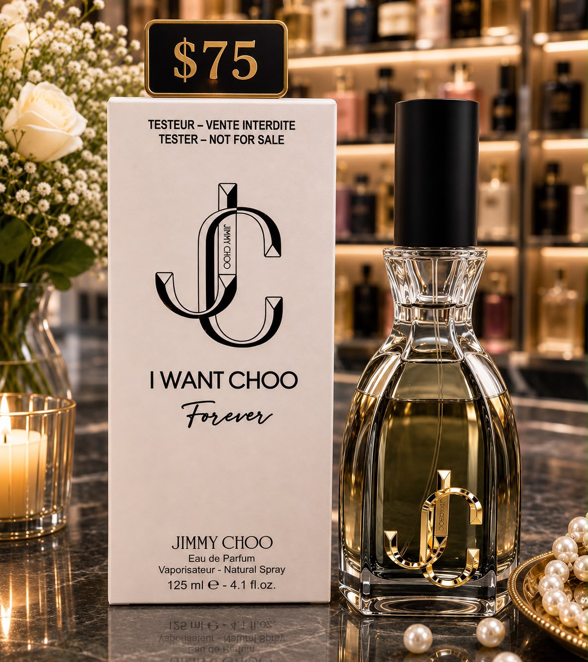 Jimmy Choo I Want Choo Forever Eau de Parfum – 125 ml (4.1 FL OZ) ✨🖤