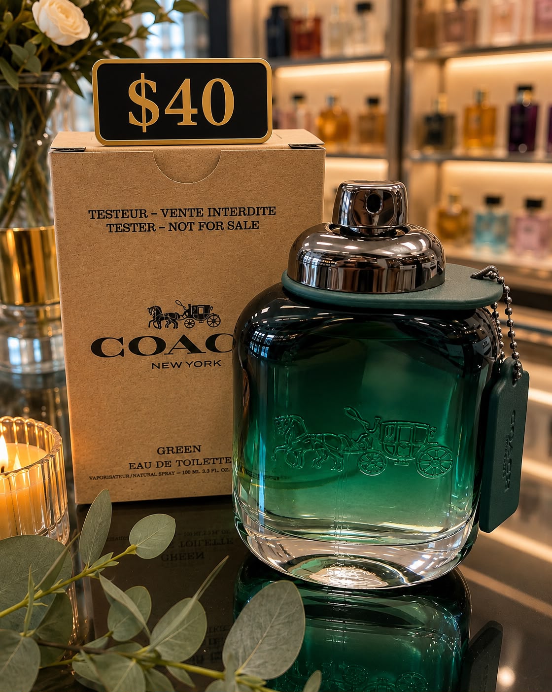 Coach Green Eau de Toilette – 100 ml (3.3 FL OZ) 💚✨