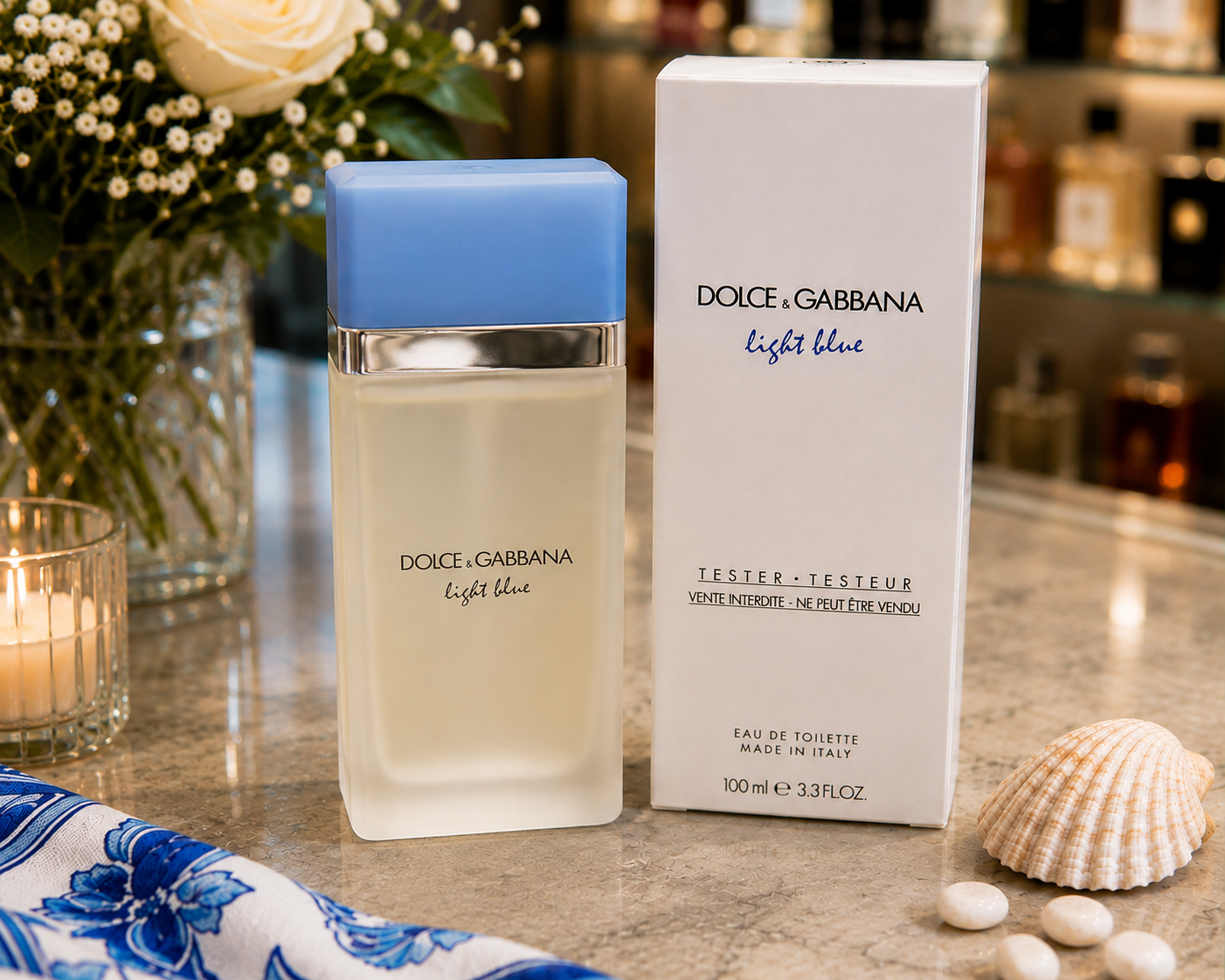 Dolce & Gabbana Light Blue Eau de Toilette – 100 ml (3.3 FL OZ) 💙🌊